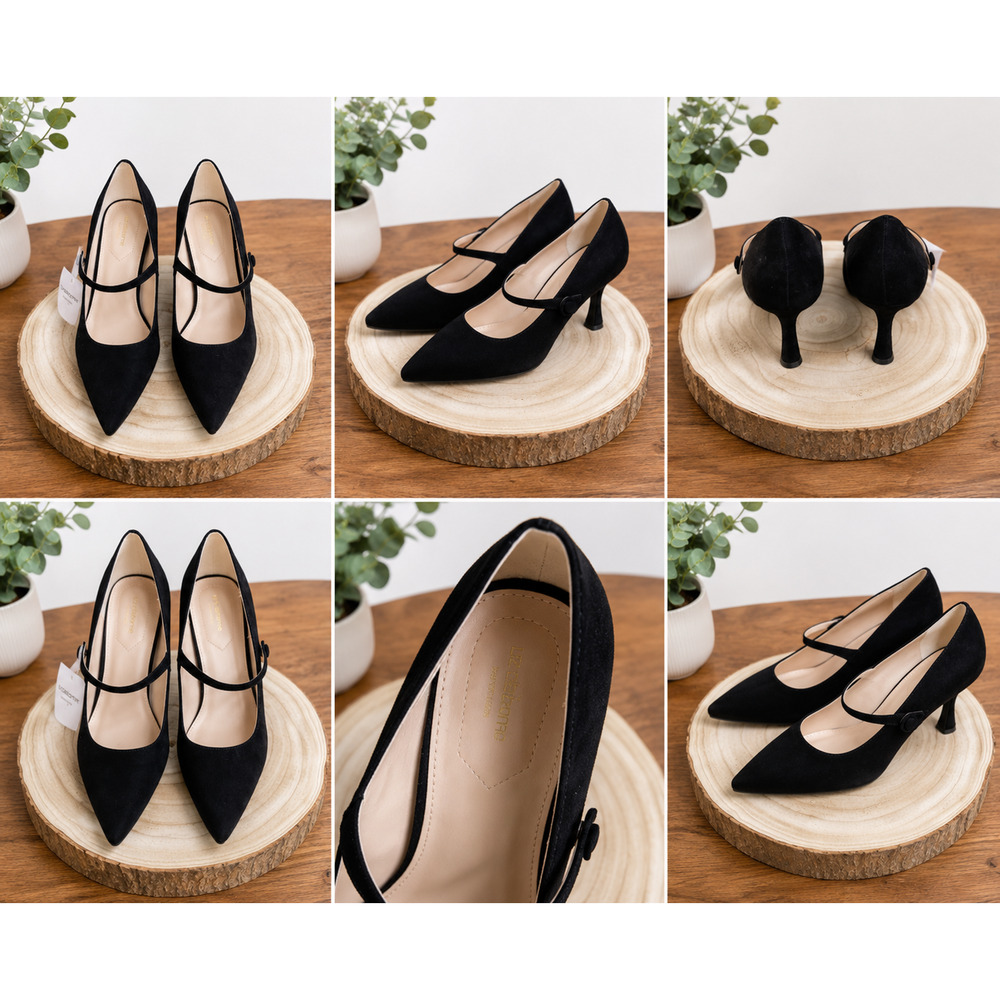 Liz Claiborne Santry Pointed Toe Mary Jane Pumps - Picture 3 of 3